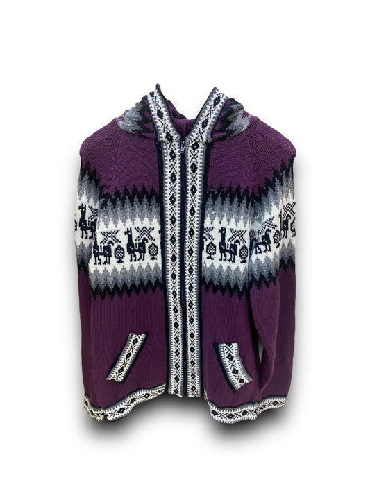 13 coat alpaca- purple